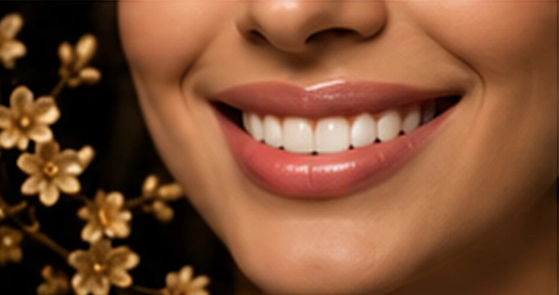 Illustration of a smiling mouth